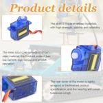 Metal Geared Servo Motor Kit for Drones and RC Toys