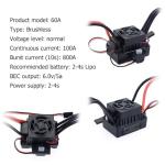 DollaTek Waterproof Brushless Motor with ESC 60A