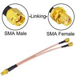 YILIANDUO SMA Splitter Cable for Drones - 2 Pack