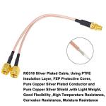 YILIANDUO SMA Splitter Cable for Drones - 2 Pack