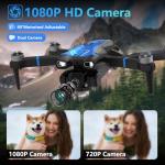 Morlyrctooy M18LCD Foldable Drone with 1080P Camera