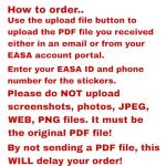 Drone ID Card and Operator Stickers Bundle