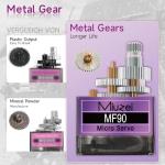 Miuzei Metal Gear 90 Servo Motor Set