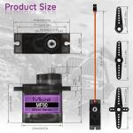 Miuzei Metal Gear 90 Servo Motor Set