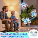 Skeufy Mini Drone for Kids with LED Lights