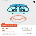 Black Lumo Stunt LED Drone with Remote