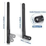 Bingfu RP-SMA Dual-Band WiFi Antenna 2-Pack
