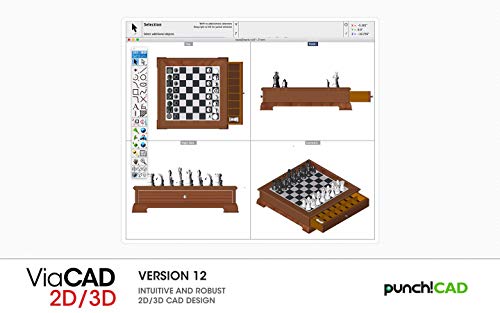 ViaCAD 2D/3D v12 Software- Windows PC