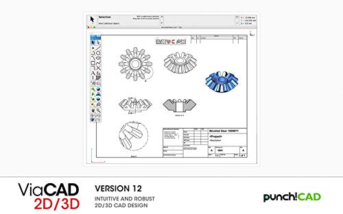 ViaCAD 2D/3D v12 Software- Windows PC