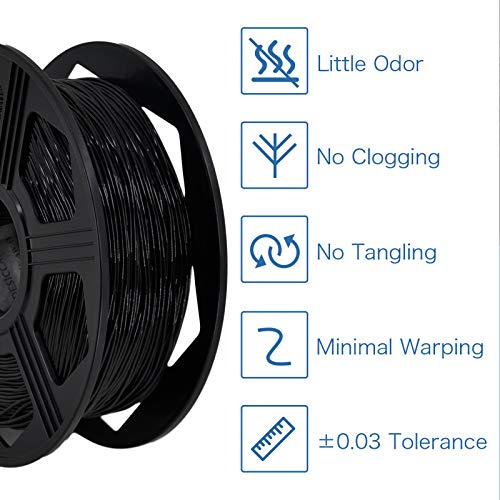 Pinuotu Flexible TPU 3D Printer Filament, Black