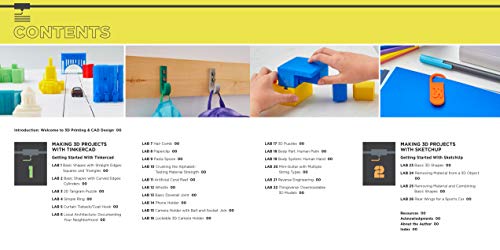 Kids' 3D Printing Maker Lab: Fun CAD Projects