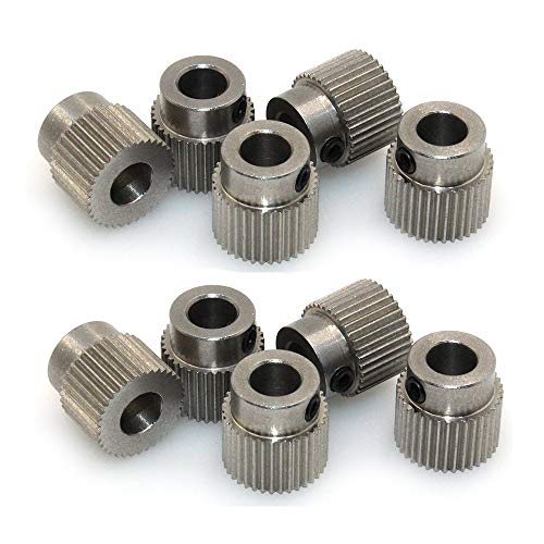 3Dman MK7/MK8 Stainless Steel Extruder Gears (10pcs)