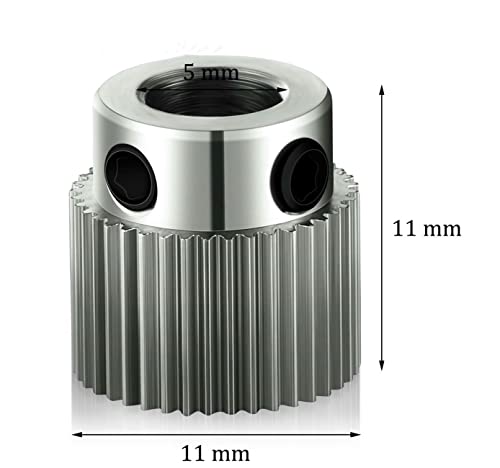3Dman MK7/MK8 Stainless Steel Extruder Gears (10pcs)