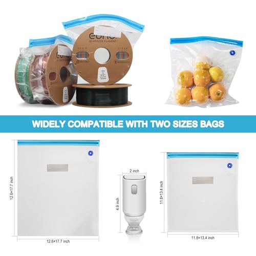 Vacuum Storage Bags Kit for 3D Printer Filament