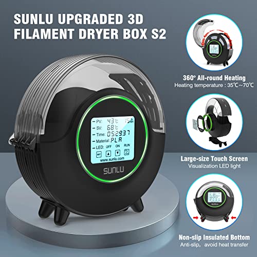 SUNLU S2 Plus Filament Dryer with Built-in Fan