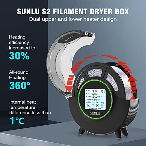 SUNLU S2 Plus Filament Dryer with Built-in Fan