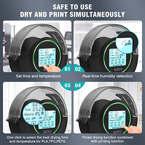 SUNLU S2 Plus Filament Dryer with Built-in Fan