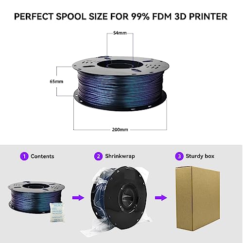 FilaBees 1.75mm PETG Pro Filament - Burnt Titanium