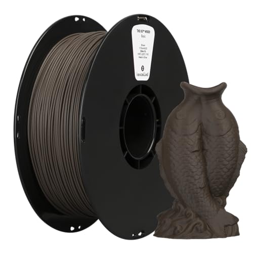 Kexcelled 1.75mm PLA Wood Filament, 1kg Spool
