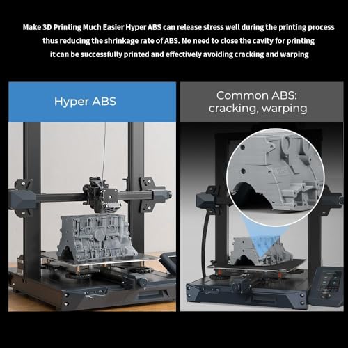 Creality Hyper ABS 1.75mm Black Filament 1kg Spool