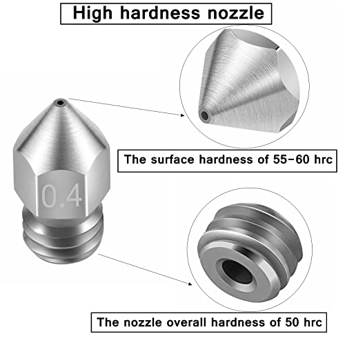 30pcs Brass & Steel 3D Printer Nozzles Set