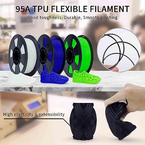 ZIRO 1.75mm TPU Flexible 3D Printer Filament