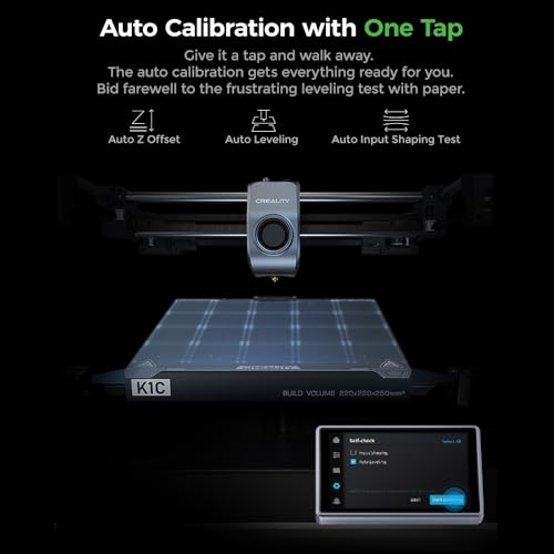 Creality K1C 3D Printer - Fast, High-Temperature Printing
