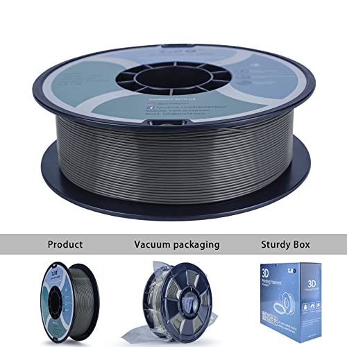 ZIRO 1.75mm Dark Gray PLA Filament 1KG