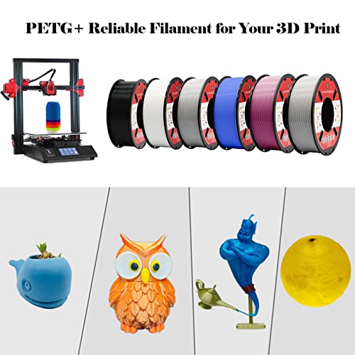 PETG+ 1.75mm Filament - 1Kg Transparent Spool