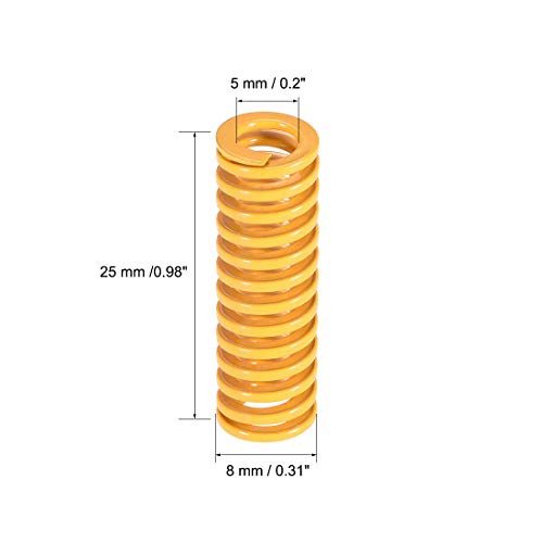 10pcs 3D Printer Heated Bed Yellow Springs Kit