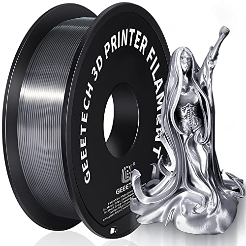 Silk Silver PLA Filament 1.75mm - 1kg Spool