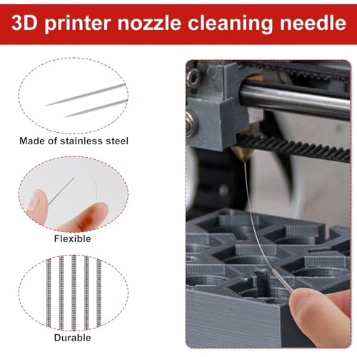 60pcs 3D Printer Nozzle Cleaning Needle Set