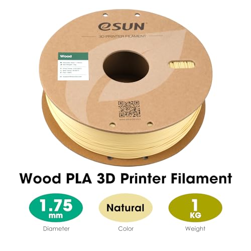 eSUN Wood PLA Filament 1.75mm - 1KG Spool