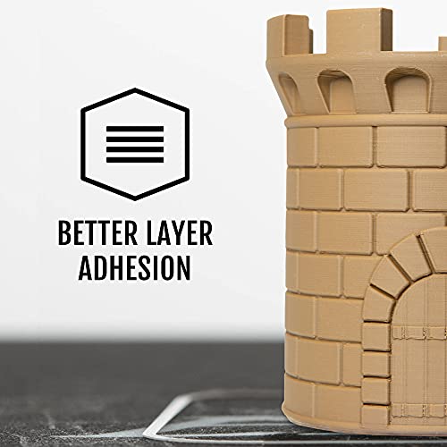HATCHBOX Matte PLA Filament 1.75mm - Brown