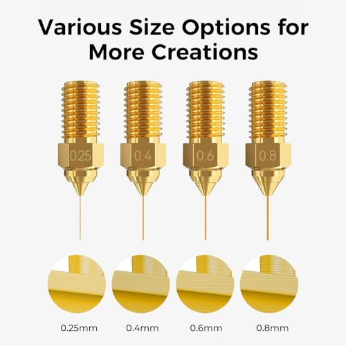 High-Speed Brass Nozzle Kit for Ender 3D Printers