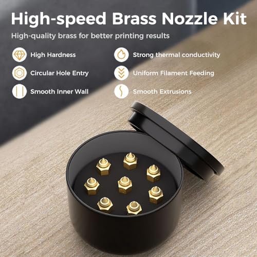 High-Speed Brass Nozzle Kit for Ender 3D Printers