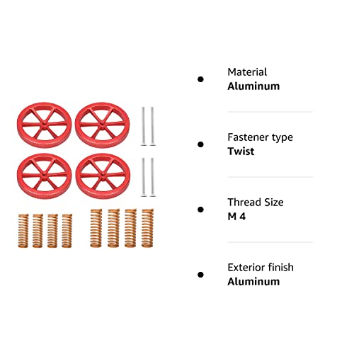 Ender 3 Spring Upgrade Kit with Bed Leveling Nuts