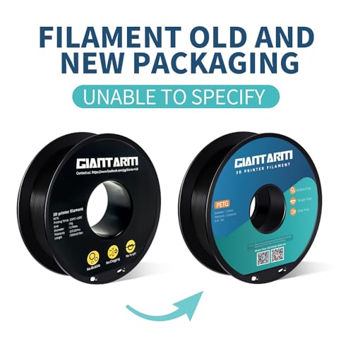 Giantarm 1.75mm Black PETG Filament, 1kg