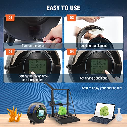 SUNLU S2 Filament Dryer Box with Touchscreen