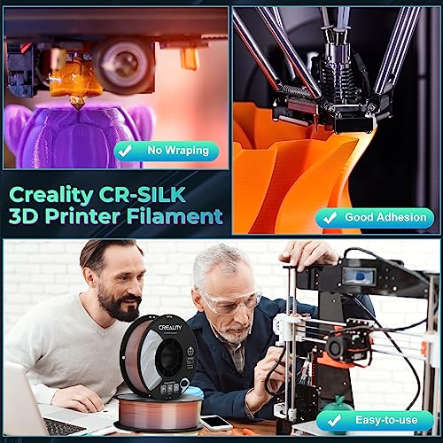 Rainbow Silk Shiny PLA Filament, 1.75mm 1KG
