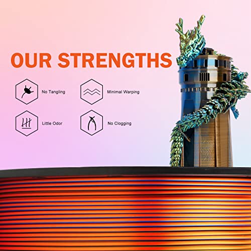 Silk PLA Filament 1.75mm - 1KG Spool