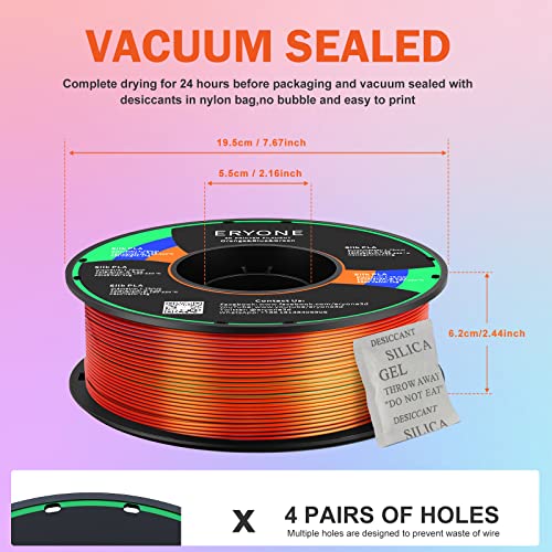 Silk PLA Filament 1.75mm - 1KG Spool