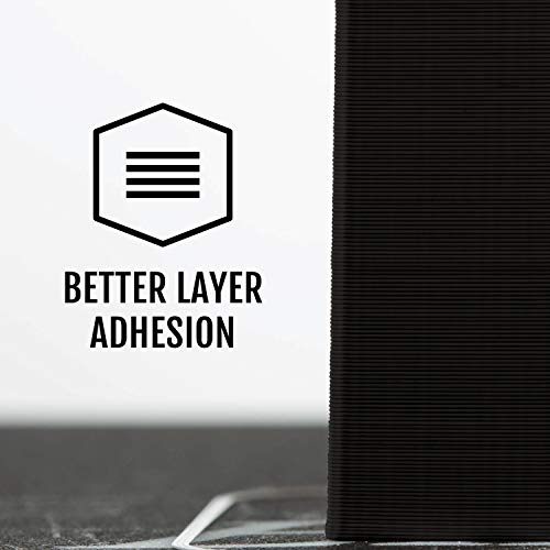 HATCHBOX ABS 3D Filament 1.75mm, Black, 1kg