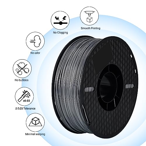 Kingroon 1.75mm Grey ABS 3D Printer Filament
