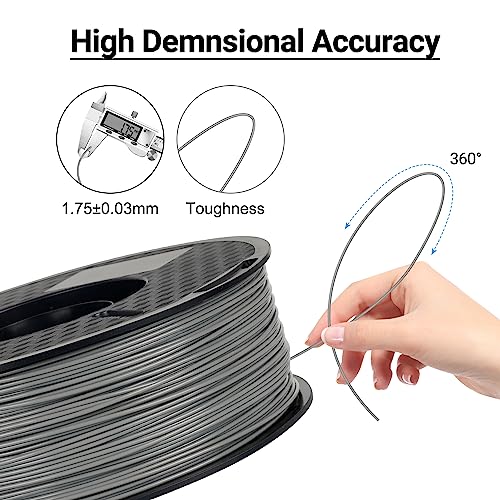Kingroon 1.75mm Grey ABS 3D Printer Filament