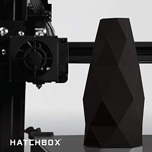 HATCHBOX ABS 3D Filament 1.75mm, Black, 1kg