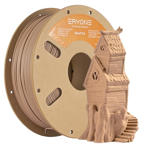 ERYONE 1.75mm Wood Fiber PLA Filament Spool
