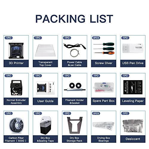 QIDI TECH X-CF Pro Industrial 3D Printer