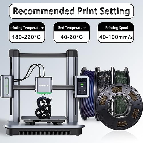 YOUSU Glitter 3D Printer Filament Sample Pack