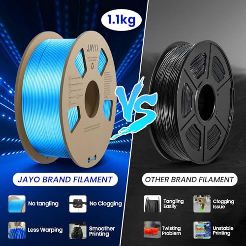 JAYO 1.75mm Metallic Silk PLA Filament 0.65KG